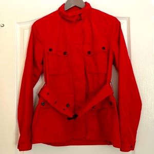Lauren active Ralph Lauren trench coat, red, size S